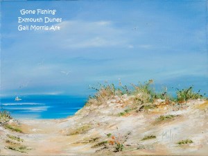 'Gone Fishing' Exmouth Limited Edition Prints from an original oil painting by Gail Morris. Prices start from £30 - £68