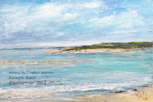Across to Dawlish Warren - Original oil painting £345