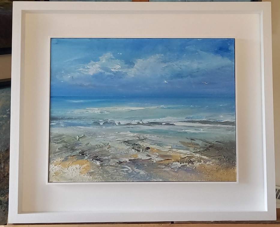 Buy ‘Catching the Waves’ – Stunning Seascape in St Ives Style Frame