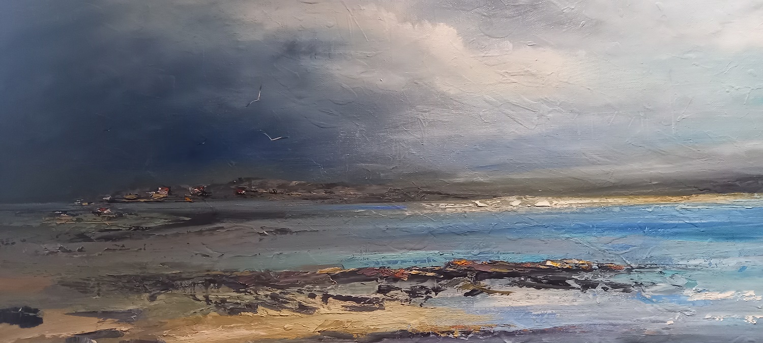 Original Oil Painting ‘Under a Stormy Sky’ NOW SOLD